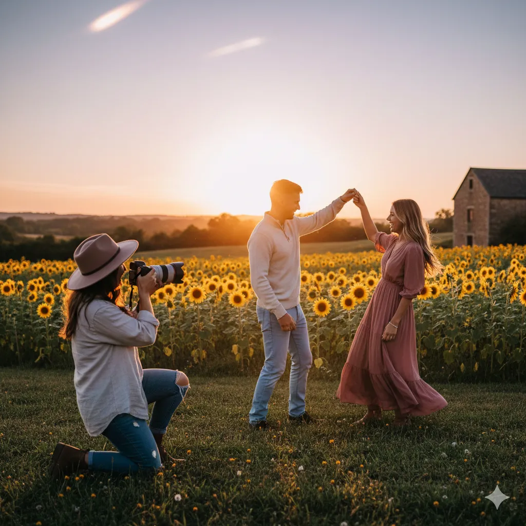 Client photography session